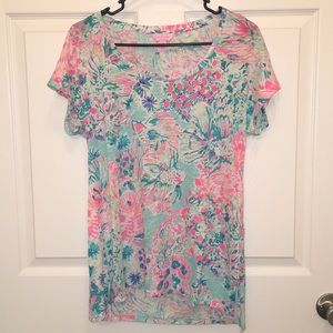 NWT - M - Lilly Pulitzer - Serene Blue Inara Top